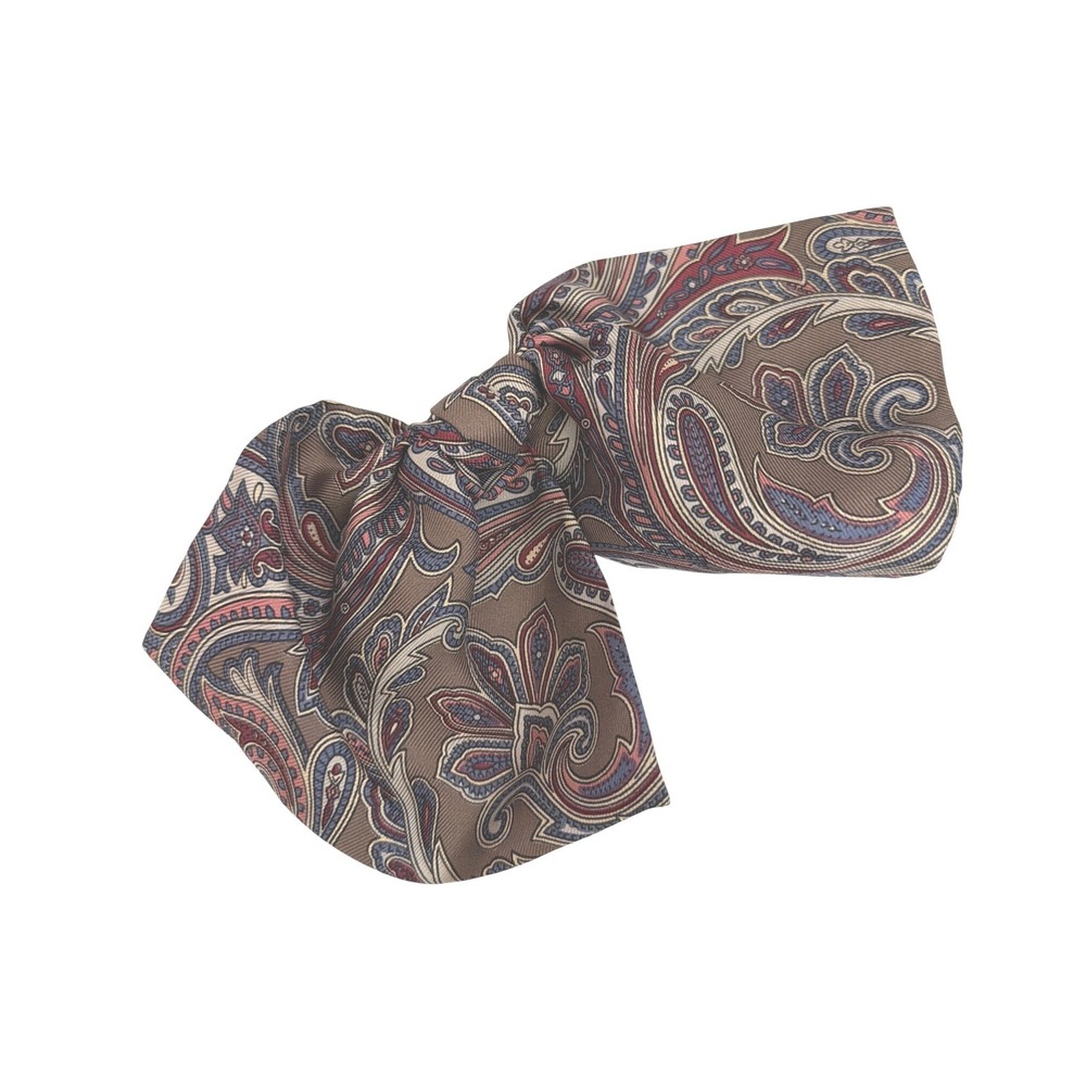 Vintage Van Horn Designs Pin On Bow Tie Paisley Silk Dapper Dark Academia Preppy